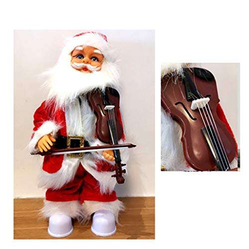Singing Dancing Santa,Christmas Toys Decoration Ornaments,Plush Doll Hanging,Musical Moving Figure,Electric Doll Decoration Gifts (Multicolor A) 5