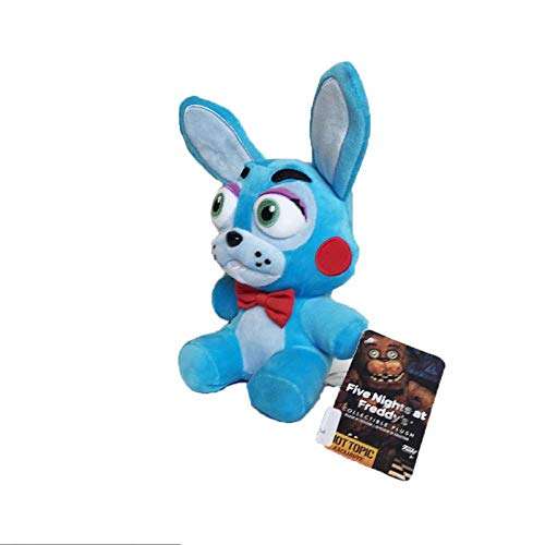 New 18cm FNAF Five Nights at Freddy 4 Nightmare Bonnie Rabbit Stuffed Plush Toys Soft Animals Toy Doll Gifts for Children Kids 3