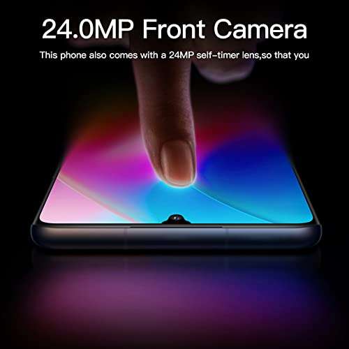 M12 Pro 24MP Three Camera with AI Dual SIM Face Unlock Smartphone 6.7 Inch HD Mobile Phone Android 10 16 GB of RAM and 512 GB of Internal Memory Expandable 5G Smartphone Face ID,Gold 5