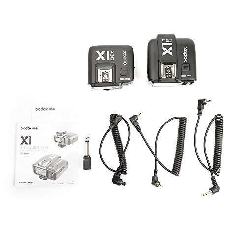 Godox X1C TTL Wireless Flash Trigger Transmitter and Receiver for Canon EOS Series Cameras 2.4G HSS 1/8000s (X1T-C + X1R-C) 5