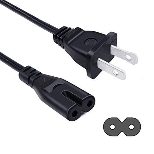 UL 2 Prong Power Cord for Canon Pixma TS9150 ts3122 TS8050 ts6220 ts5320 ts6320 TS8220 ts8320 ts8350 ts6350 ts5350 Printer AC Power Cord IEC C7 Extension Cable Replacement 2