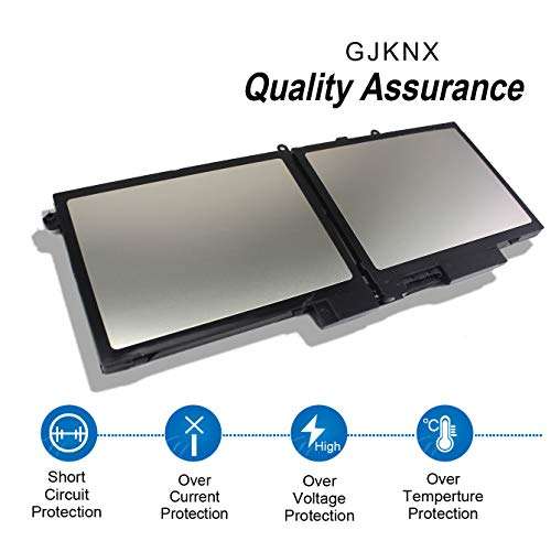 GJKNX 5480 5580 GD1JP Battery Compatible with Dell Latitude 5480 5580 5280 5590 5490 E5480 E5580 E5490 E5590 E5591 Precision 15 3520 3530 Series 0GD1JP DY9NT 0DY9NT 5YHR4 451-BBZG 7.6V 68Wh 4