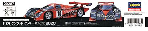 Hasegawa HA20287 1:24 Scale Kenwood Kremer Porsche 962C Model Kit 5