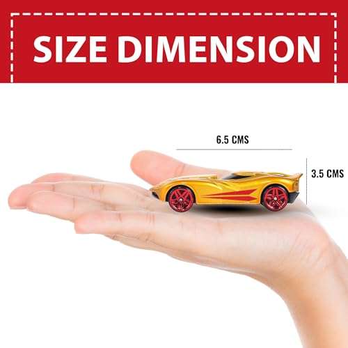 Amazon Brand - Jam & Honey Premium Die-Cast Metal Car | Free Wheel Toy Vehicle for Kids | Realistic Design | Vibrant Paint | No Assembly | Collectible Mini Car Model | Pack of 5 | Multicolor 5