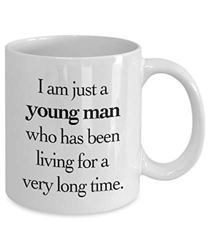 Gifts for Older Men - Gifts for Elderly Men - Gifts for 40 50 60 70 80 Year Old Man - Coffee Mug for Dad, Grandfather, Grandpa - White Ceramic Cup 3