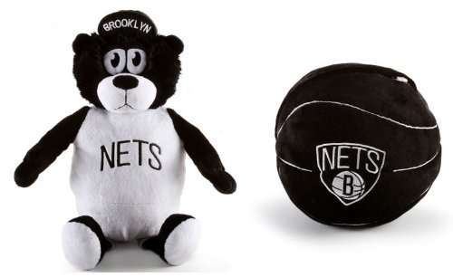 Brooklyn Nets Reverse-A-Pal Basketball Pillow Plush Doll 2