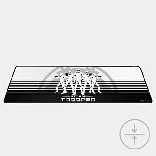 Razer Goliathus Extended (Speed) Stormtrooper Edition - Light Friction Surface - Anti-Fraying Stitched Frame - Portable Cloth-Based Design - Extended Precision Cloth Gaming Mat 5
