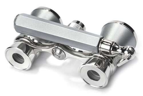 BARSKA 3x25 Blueline Opera Glass with Handle, Silver 5