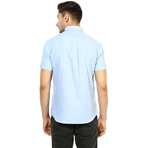 Red Tape Men's Plain Regular fit Casual Shirt (RSH6494A_Blue L) 4