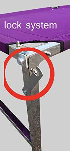 Gitesh Cloth and Stainless Steel Frame Folding Bed Cot for Camping Picnic Home and Outdoor for Seating with Sleeping(Set of 1 pcs) 5