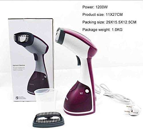 Abhsant Portable Travel Garment Steamer 250 ml Handheld Fabric Steamer Fast Heat-up Powerful Garment Clothes Steamer with High Capacity for Home and Travel 5