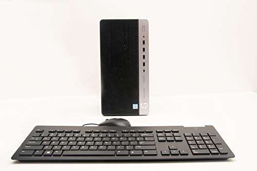 HP ProDesk 600 G3 MicroTower Desktop PC Intel i5-7500 3.40 GHz 8 GB DDR4 SDRAM 1 TB Windows 10 Pro 64-bit DVD-Writer DVD177 with HP VH22 21.5 LED Monitor (V9E67AA#ABA) and Keyboard Mouse 5