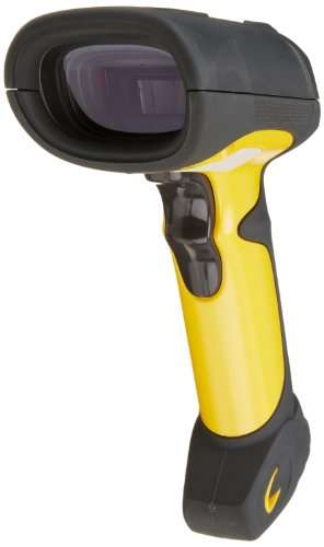 Motorola LS3408-ER Extended-Range Rugged Handheld Barcode Scanner, Black/Yellow 2