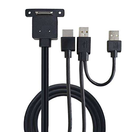 GeChic HDMI-A & USB-A to Rear Dock Port Y Cable (2m) Suitable for 1503 Series (Except 1503E) & 1102 Series 2
