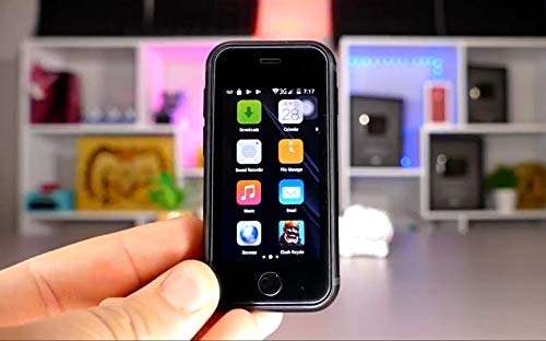 Mini Smartphone iLight 8+ World's Smallest 8Plus Android Mobile Phone, Super Small Tiny Micro 2.4" Touch Screen, 8S Design, Global Unlocked Great for Kids Tiny iPhone Look Alike 6