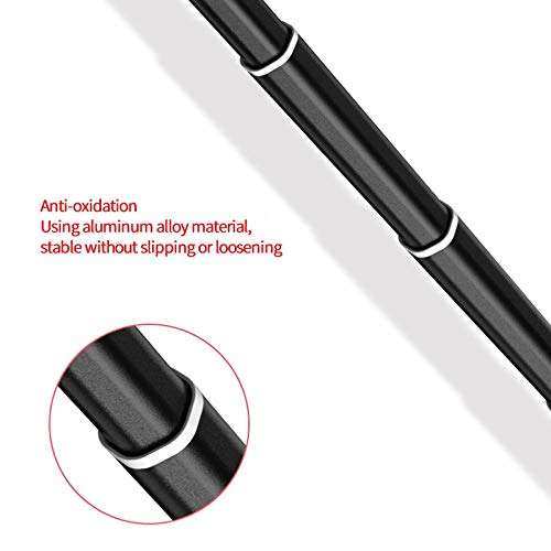 Facibom Telescopic Desktop Ring LED Fill Light Bracket Stand Holder for Live Streaming 667C 4