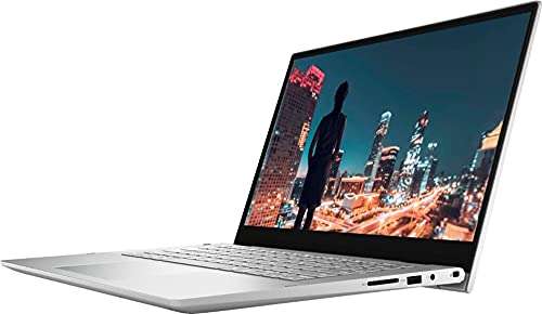 Dell Flagship Inspiron 14 5000 2-in-1 Laptop 14" Diagonal HD Touchscreen 11th Gen Intel Core i3-1115G4 (Beats i5-10210Y) 16GB RAM 256GB SSD Backlit KB USB-C HDMI WiFi6 MaxxAudio Pro Win10 Silver 6
