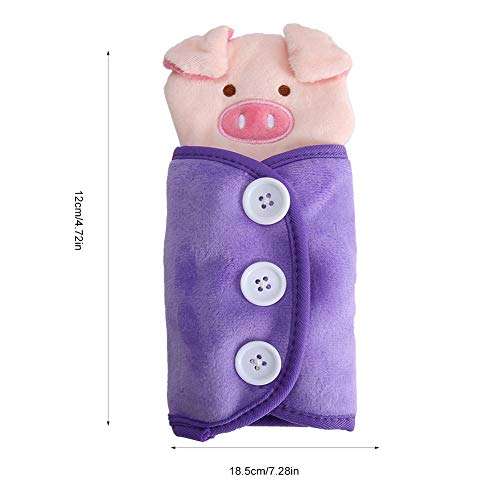 Baby Wear Clothes Learning Board Early Teaching Aids Toys Colorful Activity Educational Game Kids Toddlers Cognitive Toy for 3 4 5 6 7 Years Children (Purple) 3