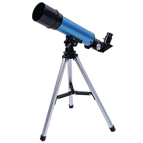 Monoculars Telescopes for Beginners & Child, Fully Multi-Coated Optics, Telescope Kids Catadioptric Reflectors Binoculars Astronomical Refractors Portable Travel Refractor with Tripod as Gift (Blue) 2