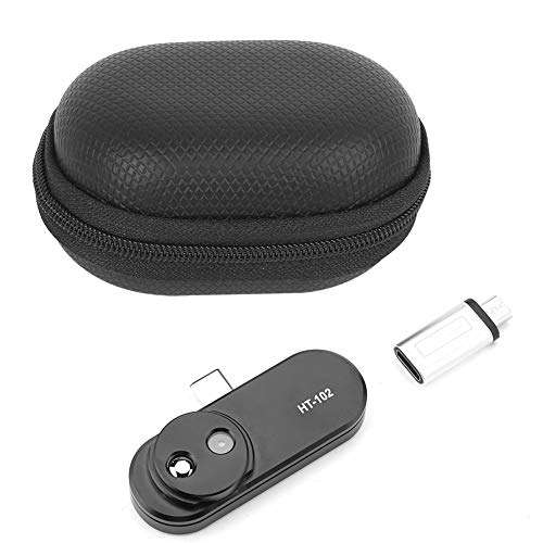 HT-102 Infrared Thermal Imaging Camera, Higher IR Resolution Android Thermal Camera, IR Thermal Imager Camera Phones Black 6