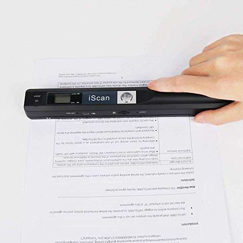 Portable Scanner iSCAN 900 DPI A4 Document Scanner Handheld for Business, with 16G SD Card 6