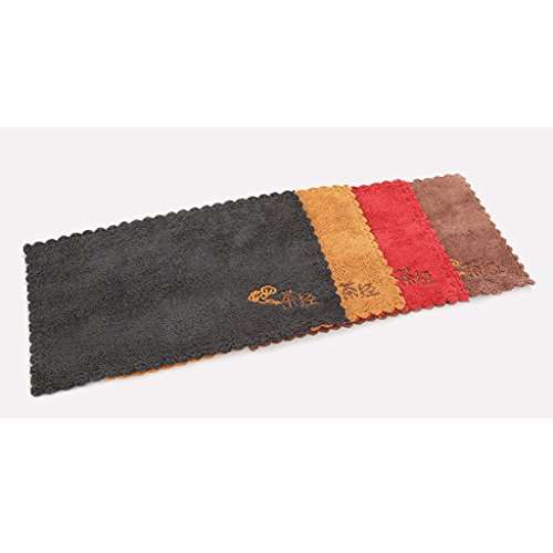 Ecanvas Absorbent Cotton Dish Drying Towel Rack Drainer Kitchen Sink Towel Yellow 4