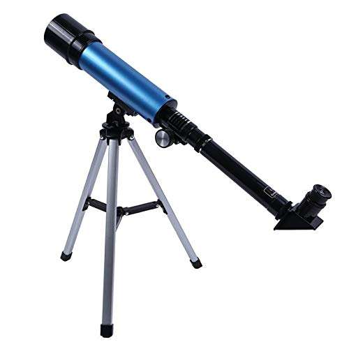 Monoculars Telescopes for Beginners & Child, Fully Multi-Coated Optics, Telescope Kids Catadioptric Reflectors Binoculars Astronomical Refractors Portable Travel Refractor with Tripod as Gift (Blue) 5
