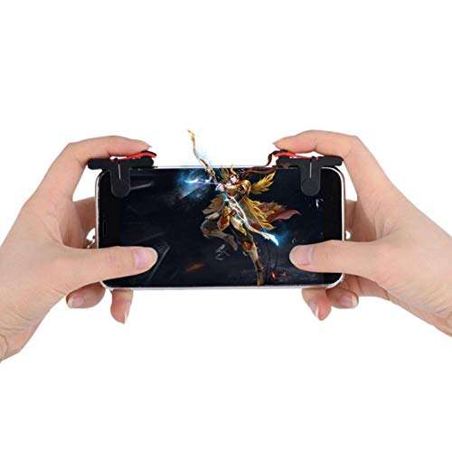 Not Easy to Break Flexible Tactility Button Handle Button Shooter Controller Durable Improve Shooting Speed No Vibration Comfortable for Phone Gaming 6