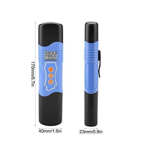 YYONGAO Water Quality Meter, Digital PH Meter, TDS-9982 Pen Type Conductivity Meter PH TDS Tester Water Monitor 0?-50? for Household Drinking Pool Aquarium Water Quality Measuring 4