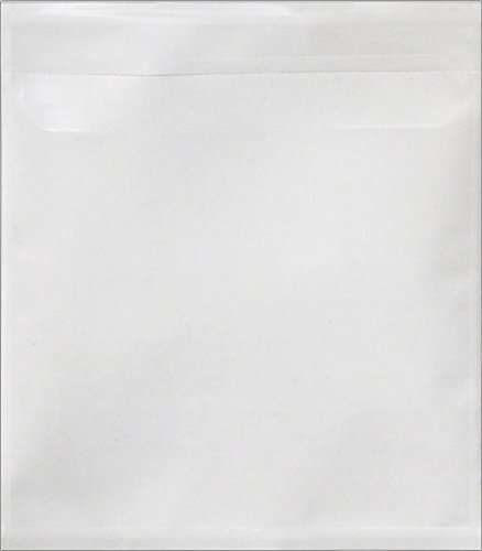 StarTechDeals 100 Clear Poly Sleeve CDs or DVDs Adhesive Backed (Tamper Proof Sleeves) 3