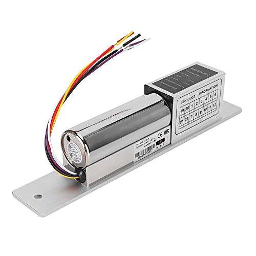 Ichiias Deadbolt 5 Lines Electric Deadbolt Drop Bolt Low Temperature Delay Lock 3 Delay Times Door Access Control 5