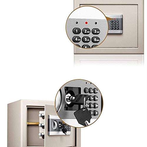 WXQ-XQ Safe 30CM Gao an Electronic Home Password Safes Wall Safes Office for Home Business (Color : Black, Size : 30x31x37cm) 4