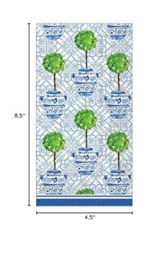 Disposable Hand Towels, Decorative Paper Guest Towels for Bathroom or Paper Napkins Dinner Napkins Floral Napkins Pak 32 4