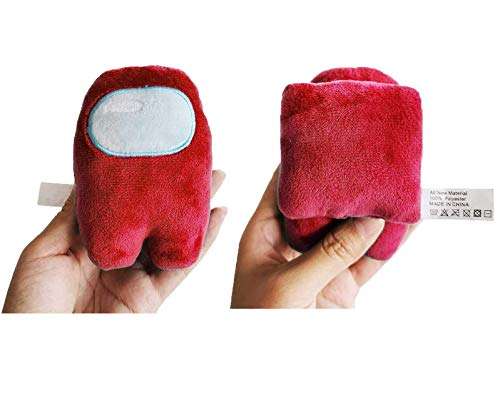 Among Us Plush Toy Merch Crewmate Plushies Soft Cute Doll Astronaut Stuffed Plush Figures Gifts for Game Fans 4.3 inch 12 Color 5