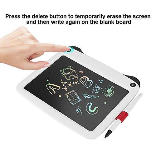 Electronic Notepad, 9-inch Notepad Writing Board Durable Smooth for Writing for Outdoor(White) 3