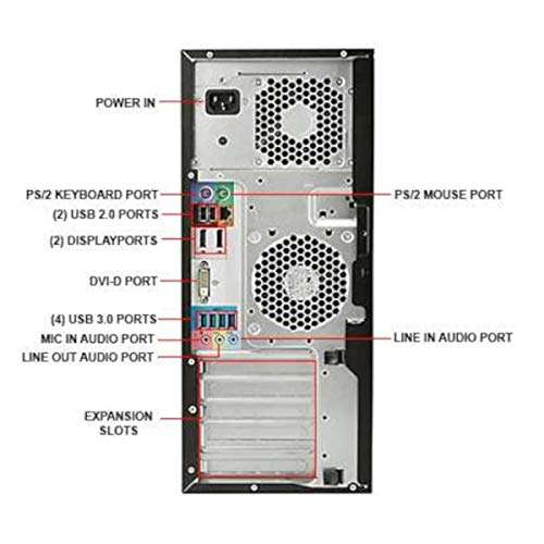 HP Z240 Tower Workstation System w/Dual 24 Z24i Monitors, i7-6700 up to 4.0GHz, 32GB DDR4 RAM, 1TB SSD, USB 3.0, Intel HD Graphics 530, Keyboard & Mouse WiFi BT 4.0 Windows 10 Pro 64-bit (Renewed) 3