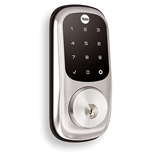 Yale Touchscreen Deadbolt with Z-Wave in Satin Nickel, Works with Alexa via SmartThings and Wink (YRD220-ZW-619) 6