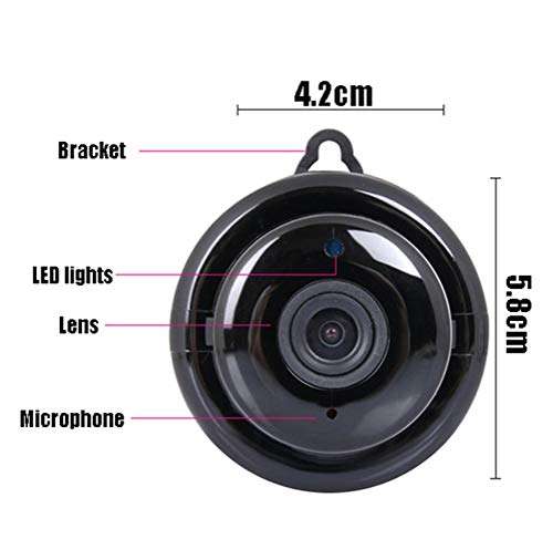 GAOJIAN Wireless 360░ Panoramic Camera Web Cameras Mobile Phone Intercom,Motion Detection?sd Storage 5