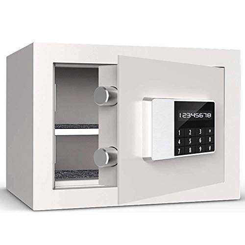 Safe Box for Home Fireproof Waterproof Electronic Password Mini Bedside Table Hidden Safety Box Full Steel Anti-theft, Designed for Home Office Hotel Commercial Jewelry Gun Cash Medicine (0.8 Cubic Fe 4