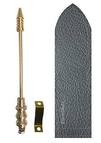 EncoreAuto Golden Car Flag Rod Light with Bracket and Cover (Grey) for All Car Models/Judgement Rod/Corner Rod 2