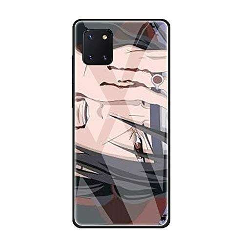 Anime Naruto Sasuke Itachi Kakashi Pain Jiraiya Tempered Glass Phone Case for Samsung Galaxy S8 S9 S10 S20 Note 8 9 10 20 Plus Ultra (1, Galaxy Note 10) 6