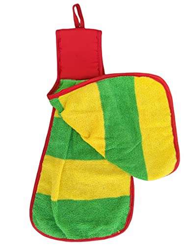 Antiter Cotton Sets of 3 Hanging Kitchen & Washbasin Towels 6