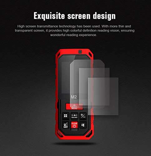 DJG One-Button High-Precision Precision Pro Golf, Miseey 50M 70M 100M Rechargeable Range Finder Range Finder Angle Tool Diastimeter Red,50m 4