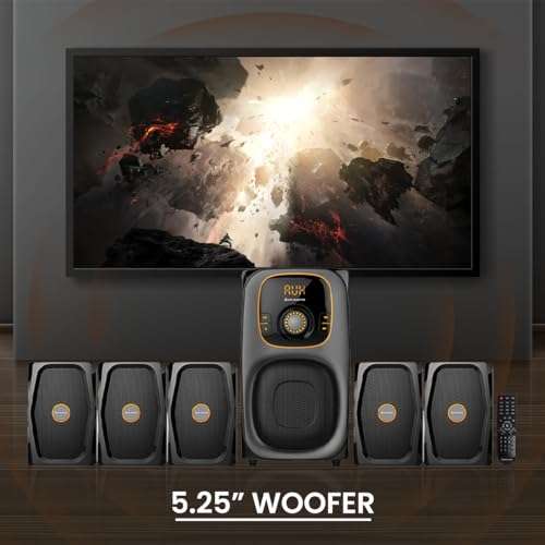 JACK MARTIN STANMORE | 5.25" Woofer | Bluetooth AUX USB| 85W RMS |Woofer 55 W Bluetooth Home Theatre 4