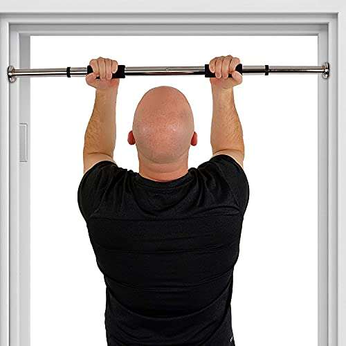Serveuttam Door Pull Up Bar for Pull Ups - Chin Up Bar 53-100cm Adjustable Length | Home Gym Pull Up Bars 5