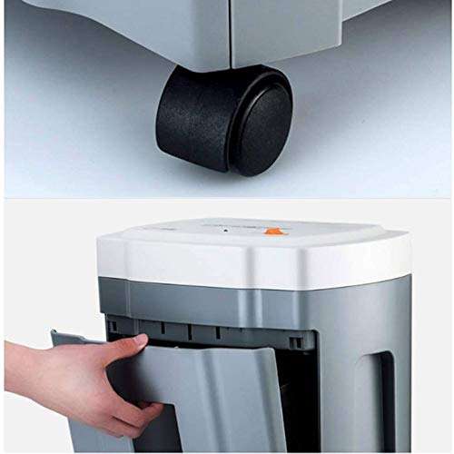 Shredder for Home/Office Paper Shredder,Cross-Cut Paper and Credit Card Shredder, Security Level P-4,10 Pieces Can Be Crushed at A Time, Lasting 10 Minutes, 15L Capacity 4