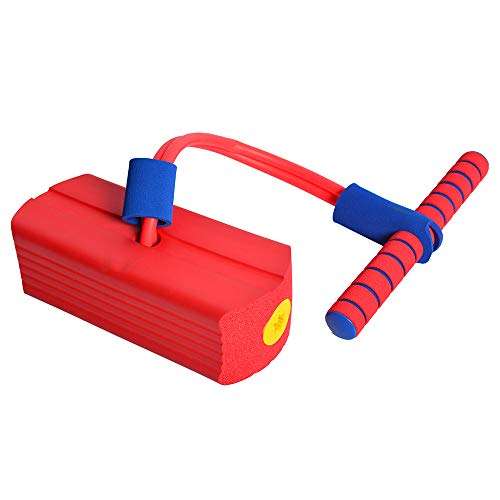 TORPSPORTS Foam Pogo Jumper,Fun and Safe Pogo Stick for Kids and Adults with Squeaky Sound Capacity for 250LBs (Red) 3