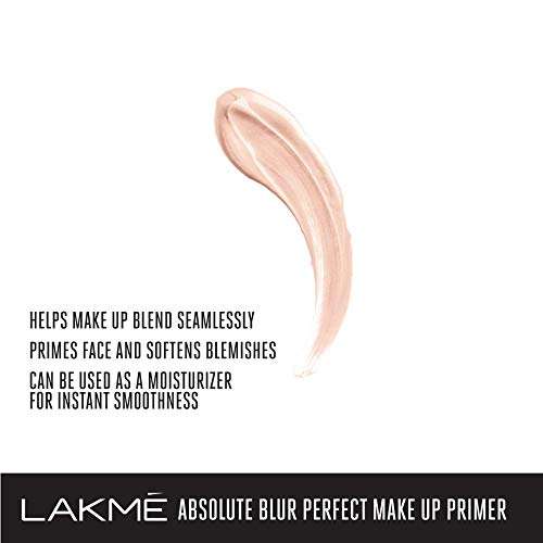 Lakmé Absolute Blur Perfect Makeup Primer, 30g And Lakmé Eyeconic Lash Curling Mascara, Black, 9ml 5