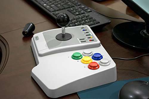 Emio The Edge Super Joystick for SNES Classic & PC, Multicolor 3