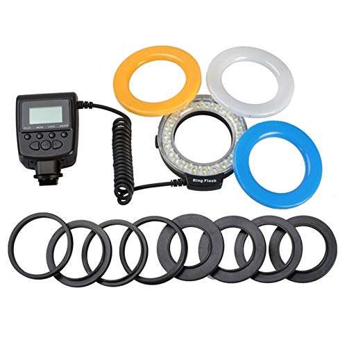 Andifany Ring Flash Photography LED Flash SLR Camera Fill Light Ring Flash for Macro Olympus Lens 2
